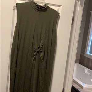 Turtle neck tunic with long back